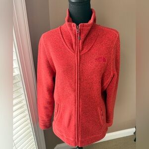 The North Face Women's Better Sweater Knit Fleece in Heather Red Size Large